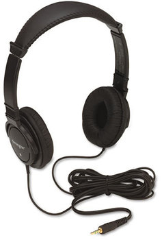 Kensington® Hi-Fi Headphones,  Plush Sealed Earpads, Black