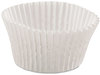 A Picture of product HFM-610032 Hoffmaster® Fluted Bake Cups, 4 1/2 dia x 1 1/4h, White, 500/Pack, 20 Pack/Carton