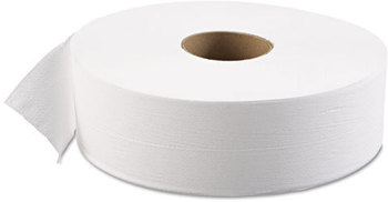 Boardwalk® JRT Jumbo Roll Bathroom Tissue,  Jumbo, 1-Ply, 3 5/8" x 4000ft, 12" dia, White, 6/Carton