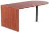 A Picture of product ALE-VA277236MC Alera® Valencia™ Series D-Top Desk 71" x 35.5" 29.63", Medium Cherry