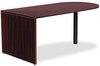 A Picture of product ALE-VA277236MY Alera® Valencia™ Series D-Top Desk 71" x 35.5" 29.63", Mahogany