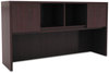 A Picture of product ALE-VA286015MY Alera® Valencia™ Series Hutch with Doors, 4 Compartments, 58.88w x 15d 35.38h, Mahogany