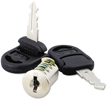 Alera® Core Removable Lock and Key Set Silver, 2 Keys