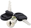 A Picture of product ALE-VA501111 Alera® Core Removable Lock and Key Set Silver, 2 Keys