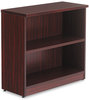 A Picture of product ALE-VA633032MY Alera® Valencia™ Series Bookcase Two-Shelf, 31.75w x 14d 29.5h, Mahogany