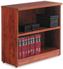A Picture of product ALE-VA633032MY Alera® Valencia™ Series Bookcase Two-Shelf, 31.75w x 14d 29.5h, Mahogany