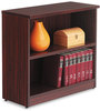 A Picture of product ALE-VA633032MY Alera® Valencia™ Series Bookcase Two-Shelf, 31.75w x 14d 29.5h, Mahogany