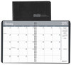 A Picture of product HOD-262002 House of Doolittle™ 24-Month 100% Recycled Ruled Monthly Planner 11 x 8.5, Black Cover, (Jan to Dec): 2024 2025