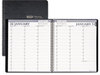 A Picture of product HOD-272002 House of Doolittle™ 100% Recycled Professional Weekly Planner Ruled for 15-Minute Appointments Appts, 11 x 8.5, Black Wirebound Soft Cover, 24-Month (Jan-Dec): 2024-2025