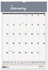 A Picture of product HOD-333 House of Doolittle™ Bar Harbor 100% Recycled Wirebound Monthly Wall Calendar 15.5 x 22, White/Blue/Gray Sheets, 12-Month (Jan-Dec): 2024