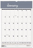 A Picture of product HOD-334 House of Doolittle™ Bar Harbor 100% Recycled Wirebound Monthly Wall Calendar 22 x 31.25, White/Blue/Gray Sheets, 12-Month (Jan-Dec): 2024