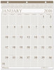 A Picture of product HOD-380 House of Doolittle™ Large Print 100% Recycled Monthly Wall Calendar 20 x 26, Beige Sheets, 12-Month (Jan to Dec): 2024