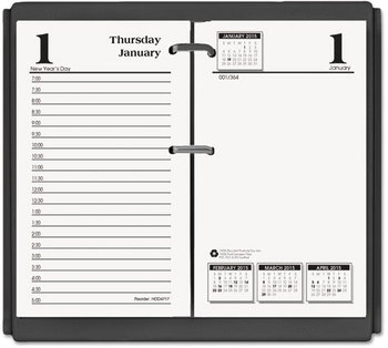 House of Doolittle™ Economy Daily Desk Calendar Refill 3.5 x 6, White Sheets, 12-Month (Jan to Dec): 2024