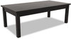 A Picture of product ALE-VA7548BK Alera® Valencia™ Series Corner Occasional Table Rectangle, 47.25w x 19.13d 16.38h, Black