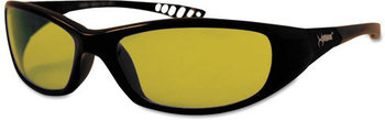 Jackson Safety* V40 HellRaiser Safety Glasses,  Black Frame, Amber Lens