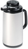 A Picture of product HOR-1200SJ Hormel Vacuum Glass Lined Mirror Finish Stainless Steel Carafe,  1L Capacity