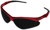 A Picture of product JAK-22611 Jackson Safety* Nemesis Safety Eyewear,  Red Frame, Smoke Lens