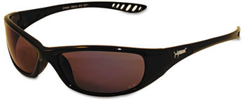 Jackson Safety* V40 HellRaiser Safety Glasses,  Black Frame, Smoke Lens