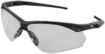 Jackson Safety* V60 Nemesis* Rx Reader Safety Glasses,  Black Frame, Clear Lens