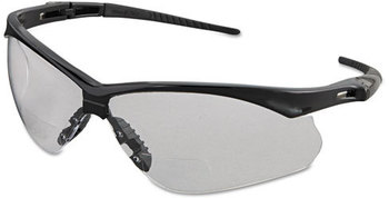 Jackson Safety* V60 Nemesis* Rx Reader Safety Glasses,  Black Frame, Clear Lens