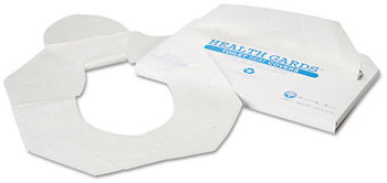 HOSPECO® Health Gards® Toilet Seat Covers,  Half-Fold, White, 250/Pack, 10 Boxes/Carton