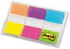 A Picture of product MMM-680EGALT Post-it® Flags Portable Page in Dispenser, Assorted Brights, 60 Flags/Pack