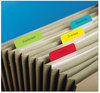 A Picture of product MMM-686AALYR Post-it® 2" Angled Tabs Plain Solid Color 1/5-Cut, Assorted Colors, Wide, 24/Pack