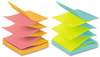 A Picture of product MMM-R330NALT Post-it® Pop-up Notes Original Pop-up Refills in Alternating Colors,  4 Alternating Cape Town Colors, 3 x 3, 100/Pad, 12 Pads/Pack