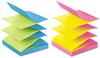 A Picture of product MMM-R330UALT Post-it® Pop-up Notes Original Pop-up Refills in Alternating Colors,  4 Alternating Marseille Colors, 3 x 3, 100/Pad, 12 Pads/Pack