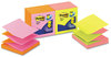 A Picture of product MMM-R330UALT Post-it® Pop-up Notes Original Pop-up Refills in Alternating Colors,  4 Alternating Marseille Colors, 3 x 3, 100/Pad, 12 Pads/Pack