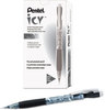 A Picture of product PEN-AL25TA Pentel® Icy™ Mechanical Pencil,  .5mm, Trans Smoke, Dozen