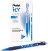 A Picture of product PEN-AL25TC Pentel® Icy™ Mechanical Pencil,  .5mm, Trans Blue, Dozen