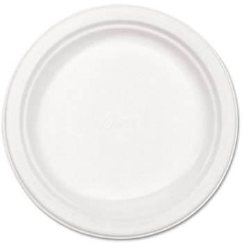 Chinet® Classic Paper Dinnerware,  8 3/4" dia, White, 125/Pack