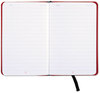 A Picture of product JDK-400065004 Black n' Red™ Red Casebound Hardcover Notebook,  Legal Rule, Red Cover, 3 1/2 x 5 1/2, 71 Sheets/Pd