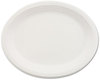 A Picture of product HUH-21257 Chinet® Classic Paper Dinnerware,  Oval Platter, 9 3/4 x 12 1/2, White, 500/Carton