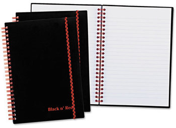 Black n' Red™ Twinwire Semi-Rigid Plastic-Cover Notebook Plus Pack,  Legal, 5 7/8 x 8 1/4, 70 Sheets, 3/PK
