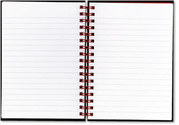 Black n' Red™ Twinwire Hardcover Notebook,  Legal Rule, 5 7/8 x 8 1/4, White, 70 Sheets