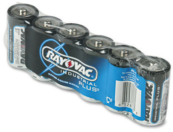 Rayovac® Industrial PLUS Alkaline Batteries,  C, 6/Pack