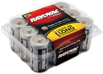 Rayovac® Ultra Pro™ Alkaline Batteries,  D, 12/Pack