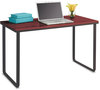 A Picture of product SAF-1943BHWH Safco® Steel Desk 47.25" x 24" 28.75", Beech/White