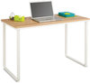 A Picture of product SAF-1943BHWH Safco® Steel Desk 47.25" x 24" 28.75", Beech/White