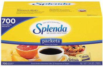 Splenda® No Calorie Sweetener Packets,  700/Box