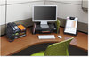 A Picture of product SAF-2159BL Safco® Onyx™ Mesh Monitor Stand 19.25" x 11.25" 6.25", Black
