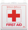 A Picture of product JOJ-8162 Johnson & Johnson® Red Cross® Industrial First Aid Kit for Up to 50 People,  225-Pieces, White Metal Case