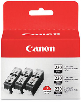 Canon® 2945B004 Ink,  Black, 3/PK