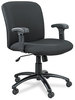 A Picture of product SAF-3491BL Safco® Uber™ Big & Tall Series Mid Back Chair, Black