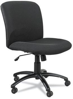 Safco® Uber™ Big & Tall Series Mid Back Chair,  Black