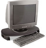 A Picture of product KTK-MS280B Kantek CRT/LCD Stand with Keyboard Storage,  23 x 13 1/4 x 3, Black