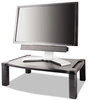 A Picture of product KTK-MS520 Kantek Wide Deluxe Monitor Stand,  Height-Adjustable, 20 x 13 1/4, Black
