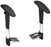 A Picture of product SAF-3495BL Safco® Optional Height-Adjustable T-Pad Arms for Metro™ Extended Height Chair Extended-Height Chairs, Black/Chrome, 2/Set